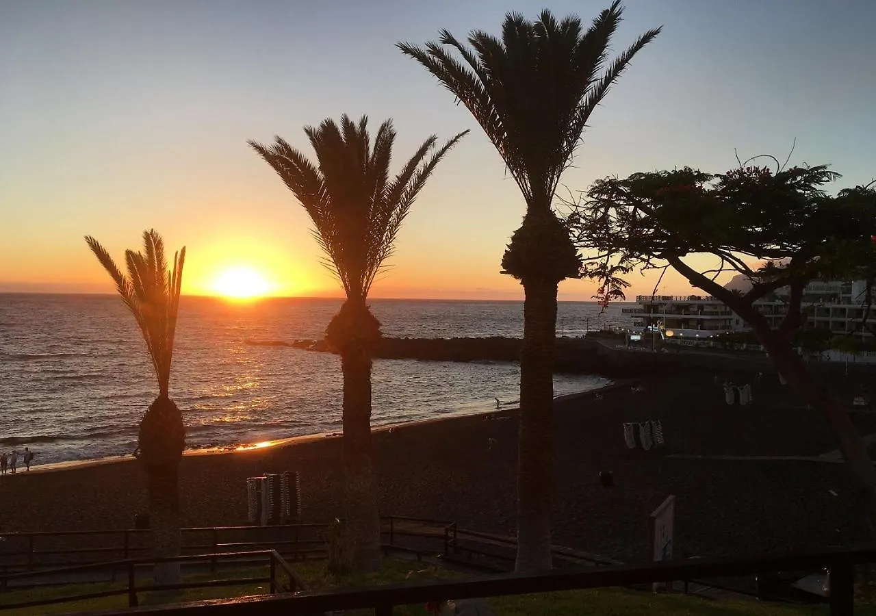 Sunset In Arena Beach Puerto de Santiago  Spain